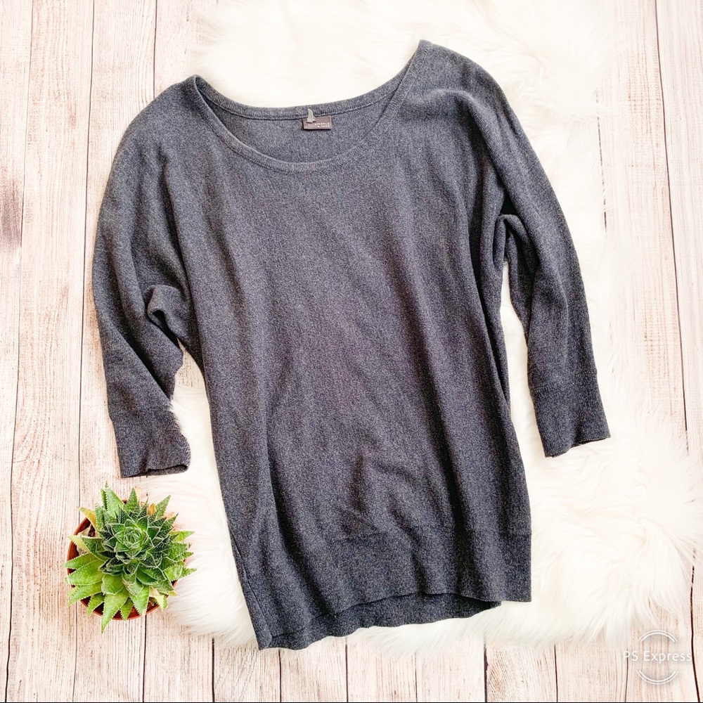 Sparkle & Fade Navy Dolman Sleeve Knit Top